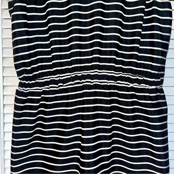LOFT Black & White Striped Dress - Picture 5 of 15